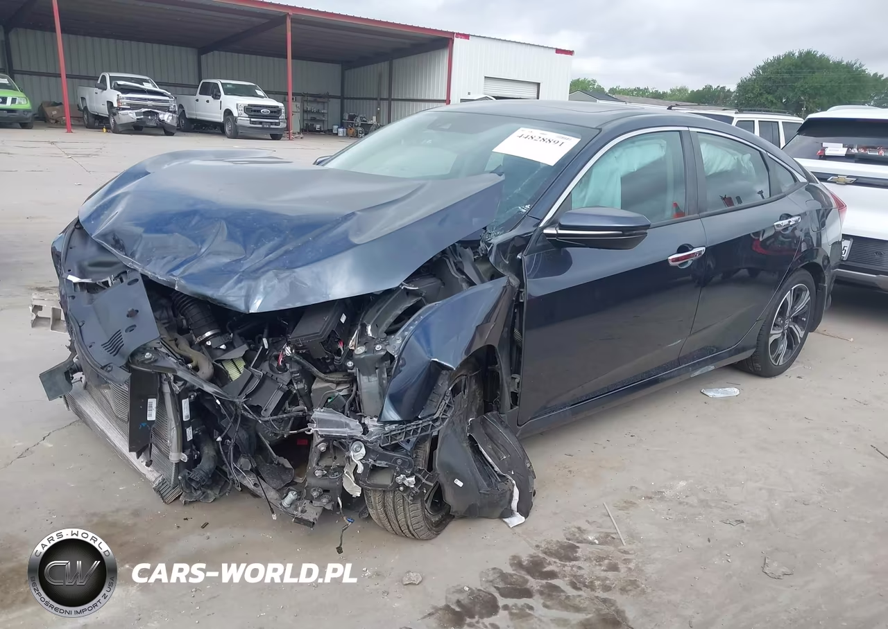 2017 Honda Civic Touring VIN:19XFC1F98HE024448 - 2
