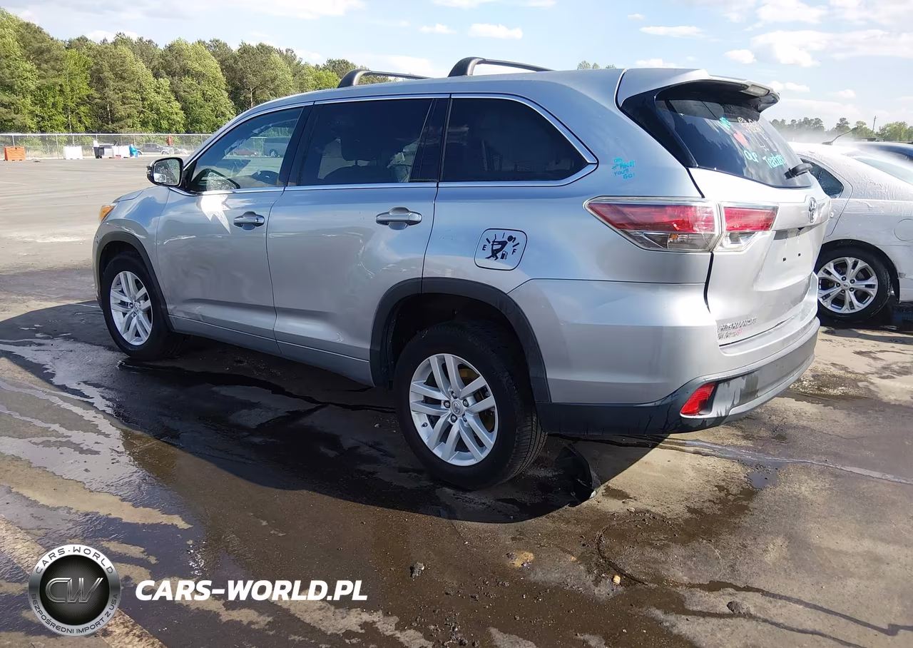 2014 Toyota Highlander Le V6 VIN:5TDZKRFH0ES036276 - 3