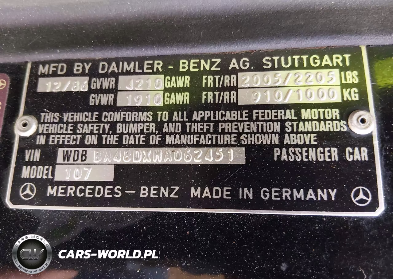 1987 Mercedes-Benz 560 Sl VIN:WDBBA48DXHA062451 - 9