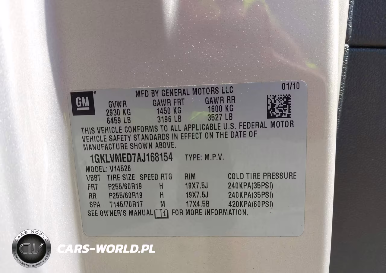 2010 GMC Acadia Slt-1 VIN:1GKLVMED7AJ168154 - 9