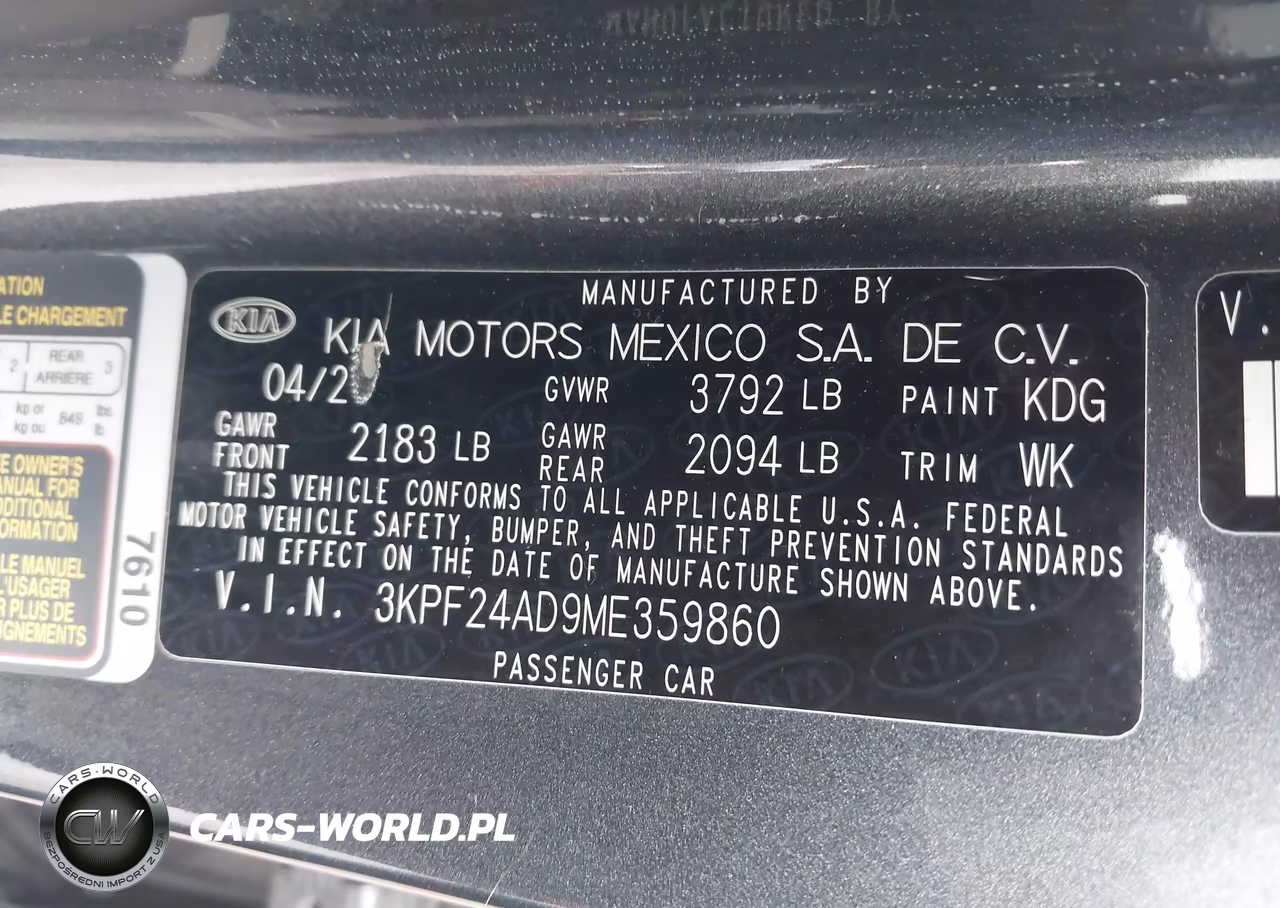 2021 Kia Forte Lxs VIN:3KPF24AD9ME359860 - 9