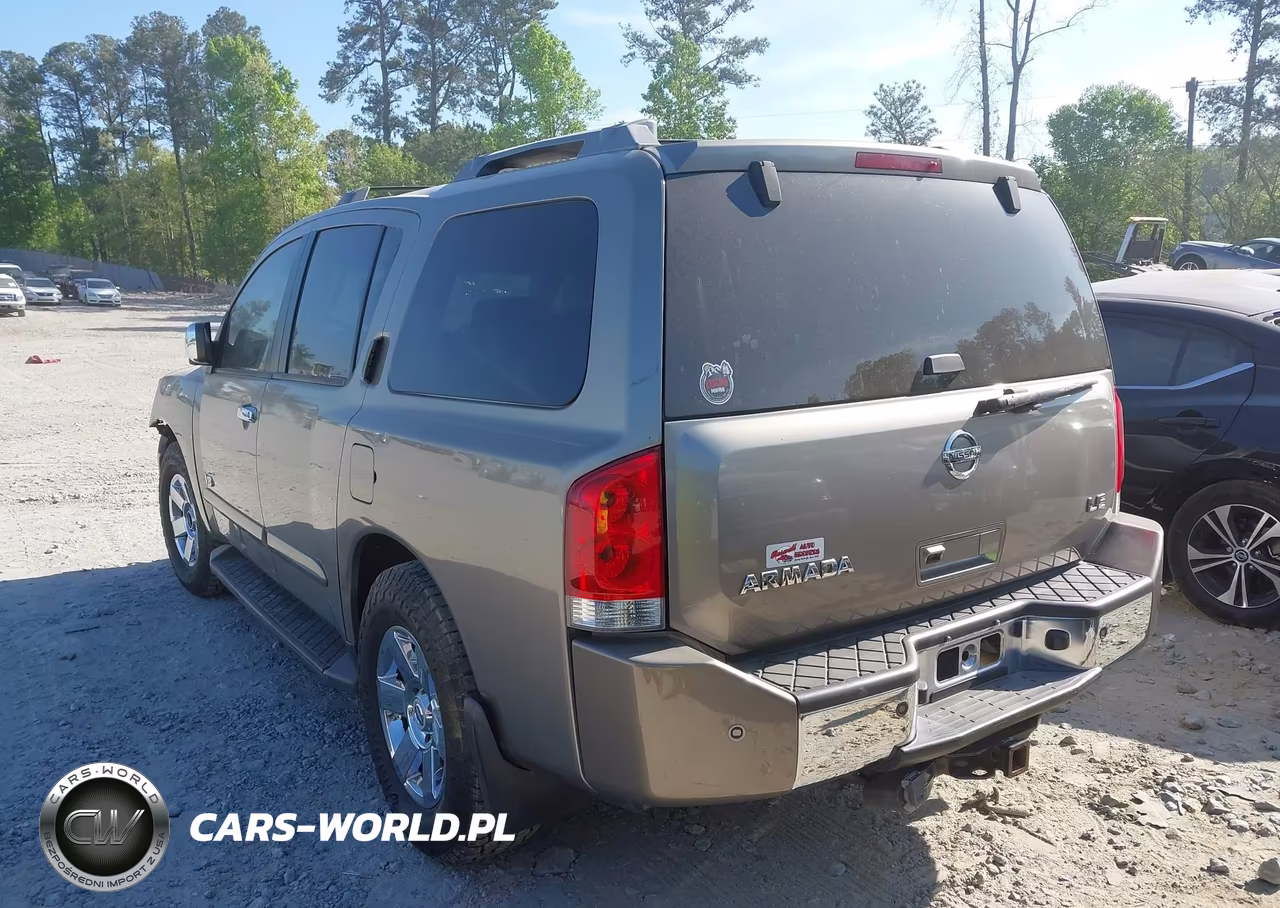 2007 Nissan Armada Le VIN:5N1BA08C77N707397 - 3