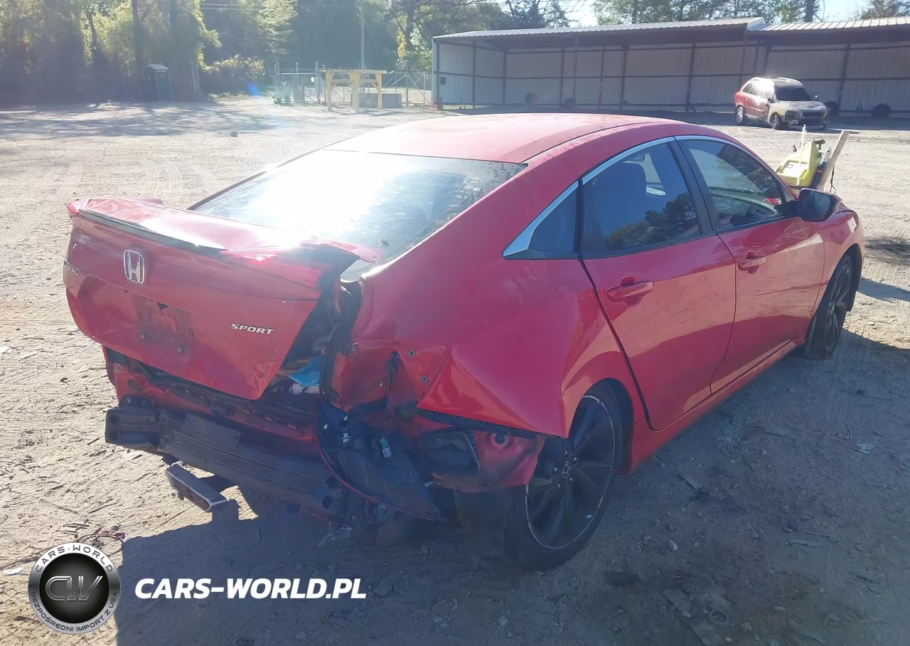 2020 Honda Civic Sport VIN:2HGFC2F88LH557749 - 4
