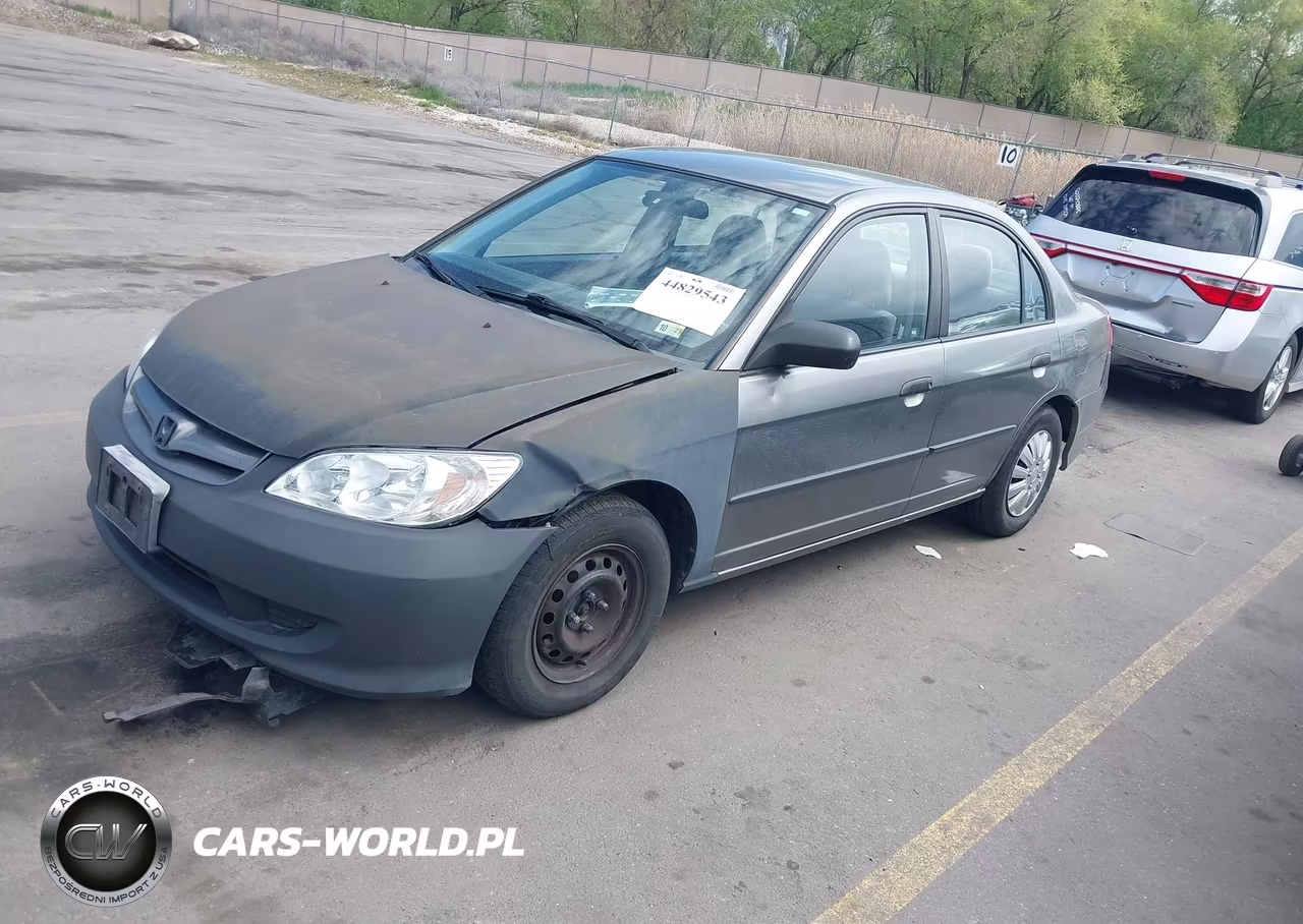 2005 Honda Civic Vp VIN:2HGES16365H552839 - 2
