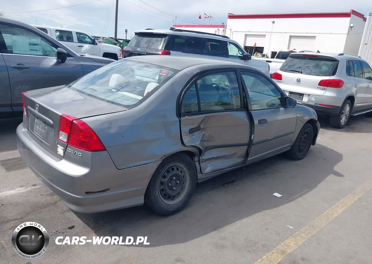 2005 Honda Civic Vp VIN:2HGES16365H552839 - 4