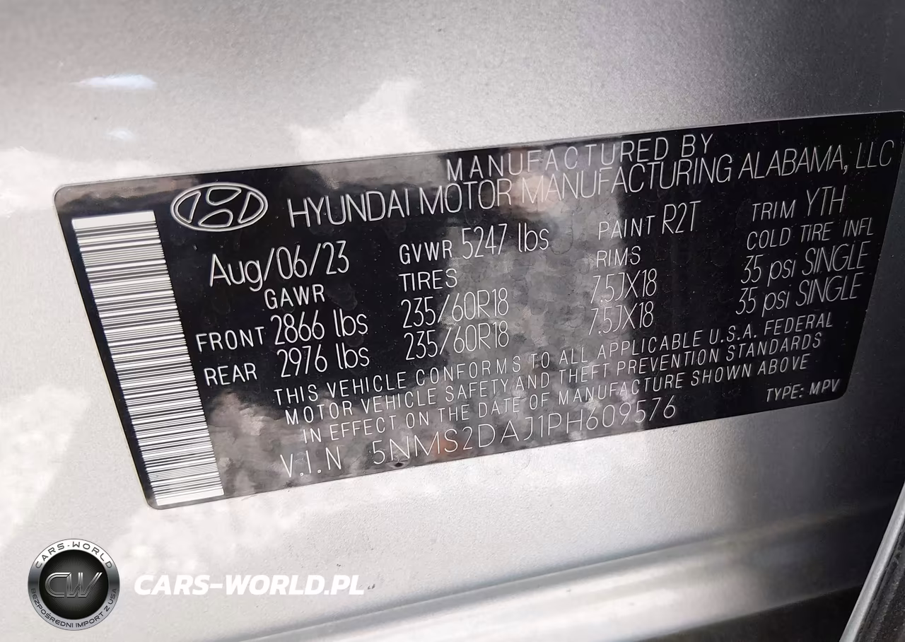 2023 Hyundai Santa Fe Sel VIN:5NMS2DAJ1PH609576 - 9