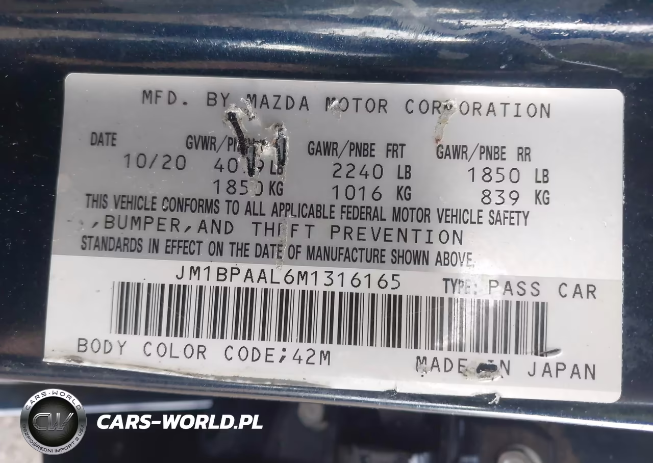 2021 Mazda Mazda3 2.5 S VIN:JM1BPAAL6M1316165 - 9