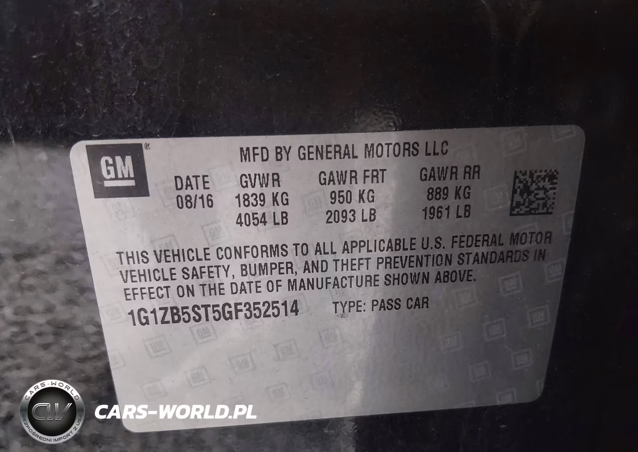2016 Chevrolet Malibu Ls VIN:1G1ZB5ST5GF352514 - 9