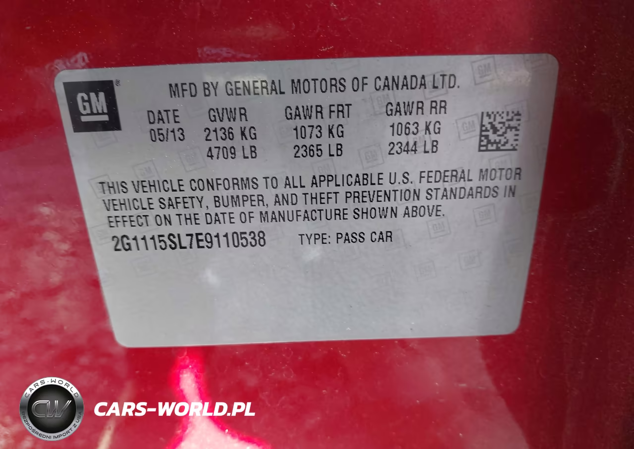 2014 Chevrolet Impala 1Lt VIN:2G1115SL7E9110538 - 9