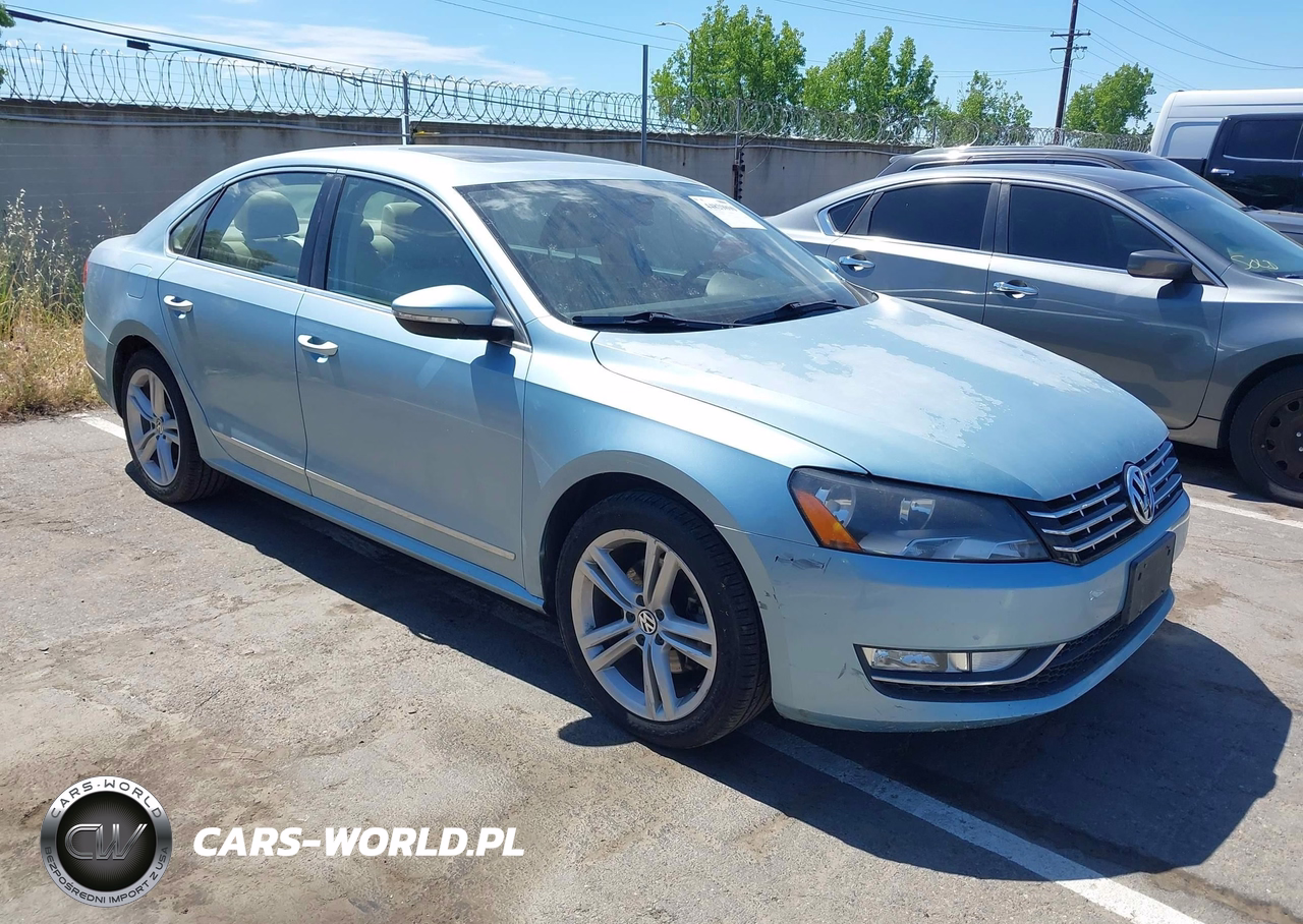 2012 Volkswagen Passat 2.0L Tdi Sel Premium
