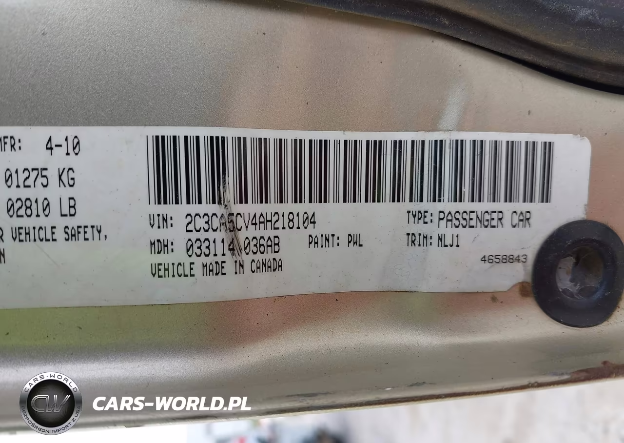 2010 Chrysler 300 Touring-Signature Series-Executive Series VIN:2C3CA5CV4AH218104 - 9