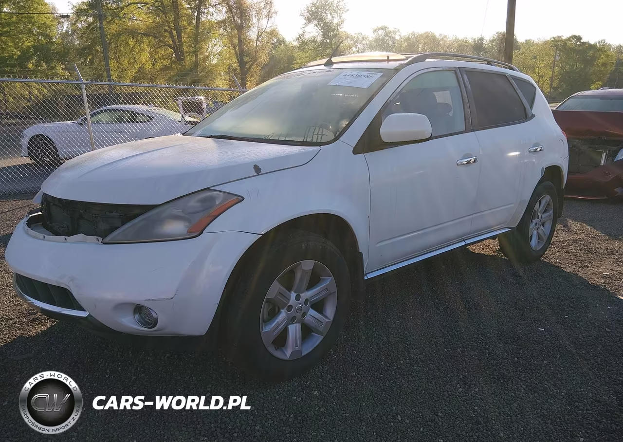 2007 Nissan Murano Sl VIN:JN8AZ08T37W503297 - 2