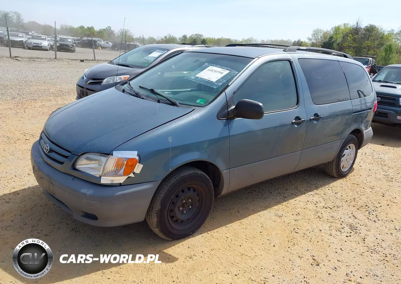 2002 Toyota Sienna Ce VIN:4T3ZF19C62U445107 - 2