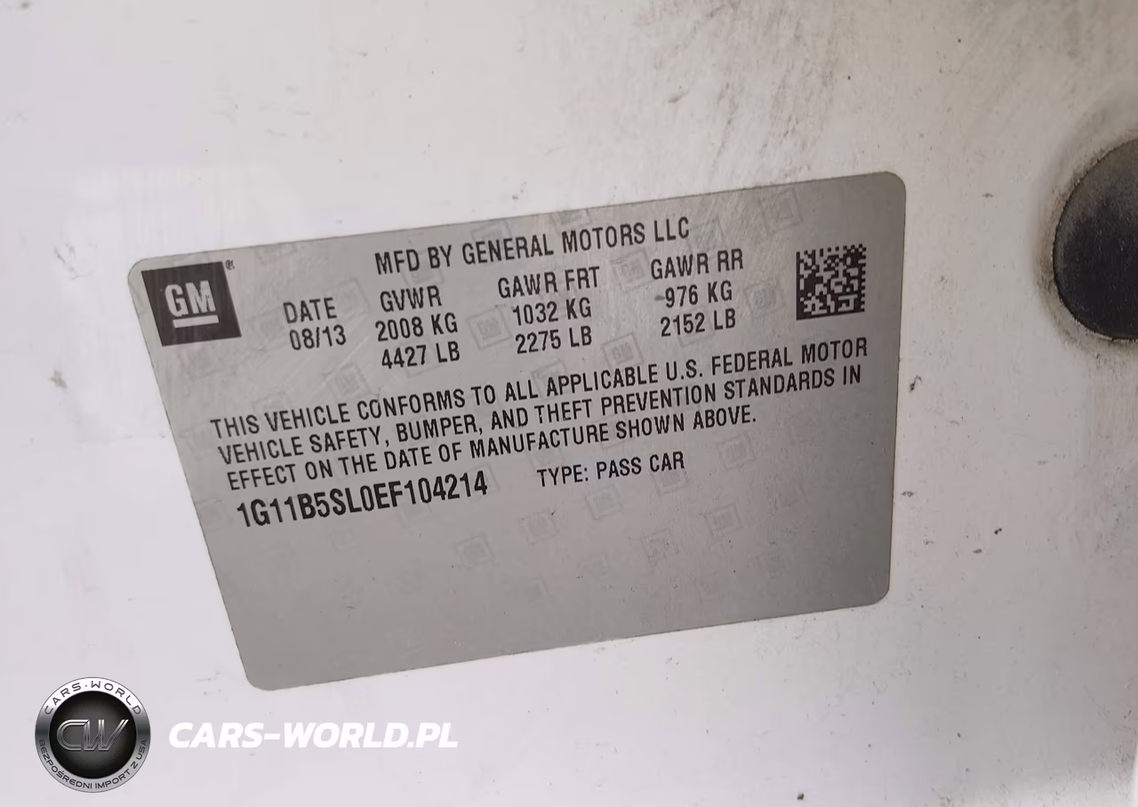 2014 Chevrolet Malibu 1Ls VIN:1G11B5SL0EF104214 - 9