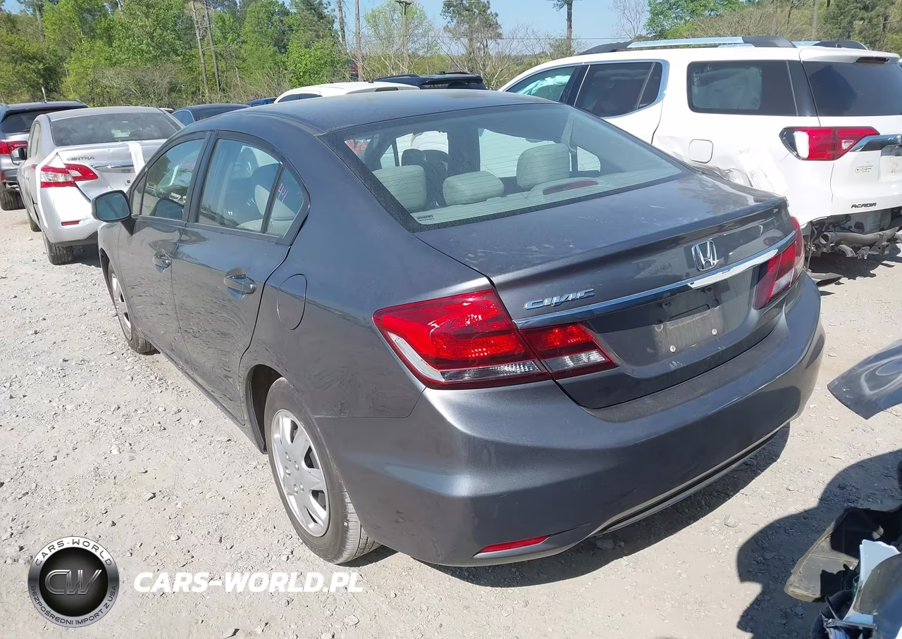 2013 Honda Civic Lx VIN:19XFB2F50DE078956 - 3