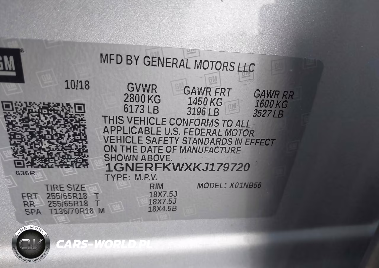2019 Chevrolet Traverse Ls VIN:1GNERFKWXKJ179720 - 9