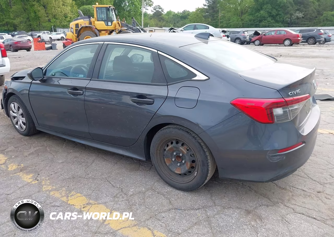 2022 Honda Civic Lx VIN:2HGFE2F21NH523418 - 3