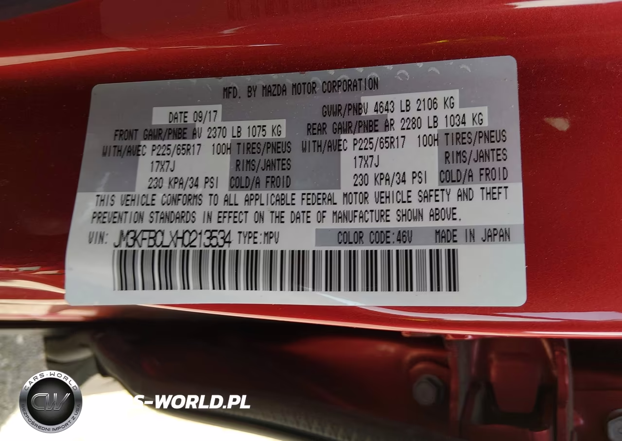 2017 Mazda Cx-5 Touring VIN:JM3KFBCLXH0213534 - 9