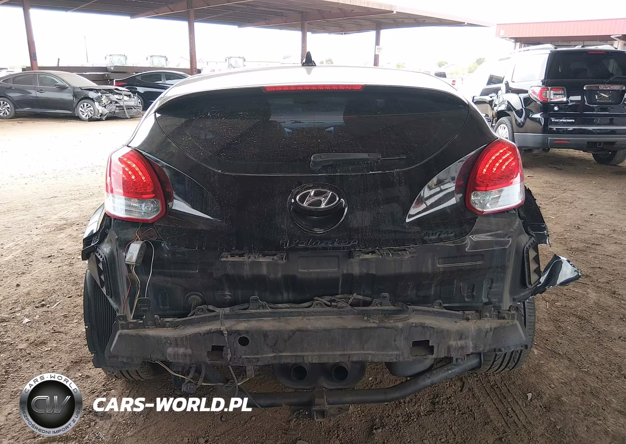 2013 Hyundai Veloster Turbo W-Blue VIN:KMHTC6AEXDU166506 - 6
