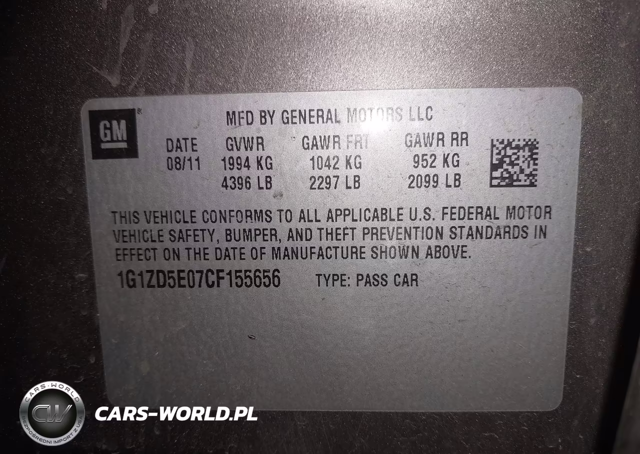 2012 Chevrolet Malibu 2Lt VIN:1G1ZD5E07CF155656 - 9
