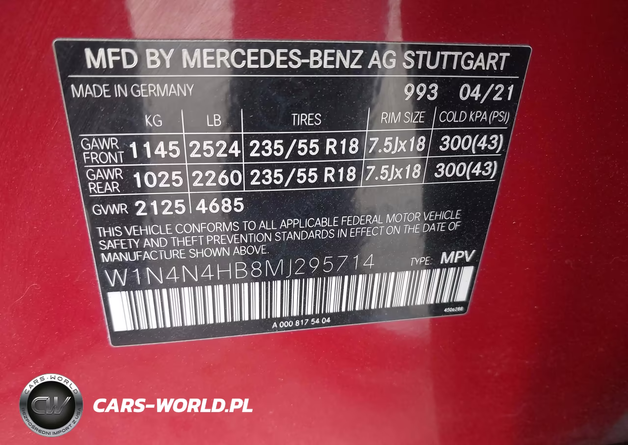 2021 Mercedes-Benz Gla 250 4Matic VIN:W1N4N4HB8MJ295714 - 9