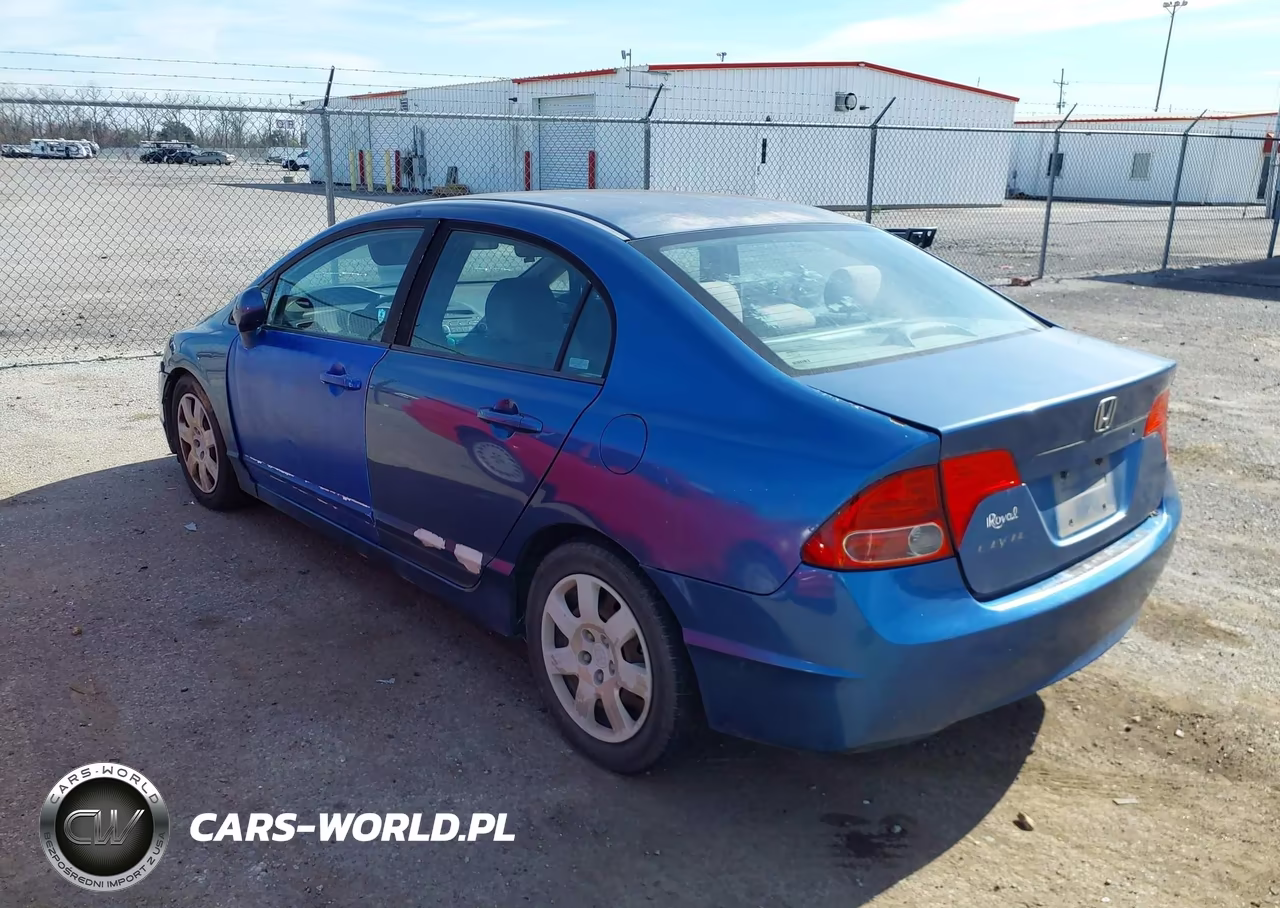 2008 Honda Civic Lx VIN:1HGFA16598L003975 - 3