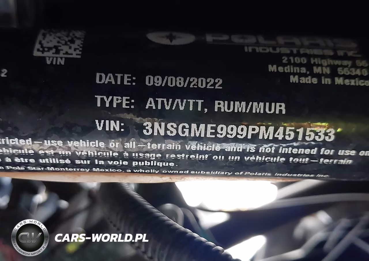 2023 Polaris General Xp 4 1000 Sport VIN:3NSGME999PM451533 - 10