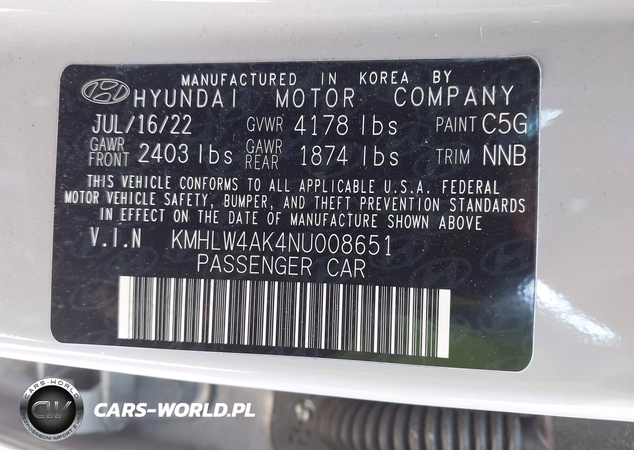 2022 Hyundai Elantra N VIN:KMHLW4AK4NU008651 - 9
