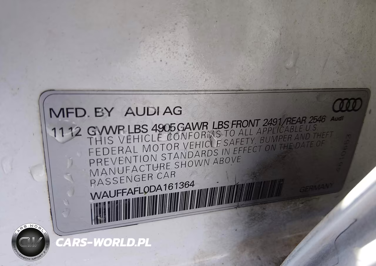 2013 Audi A4 2.0T Premium VIN:WAUFFAFL0DA161364 - 9