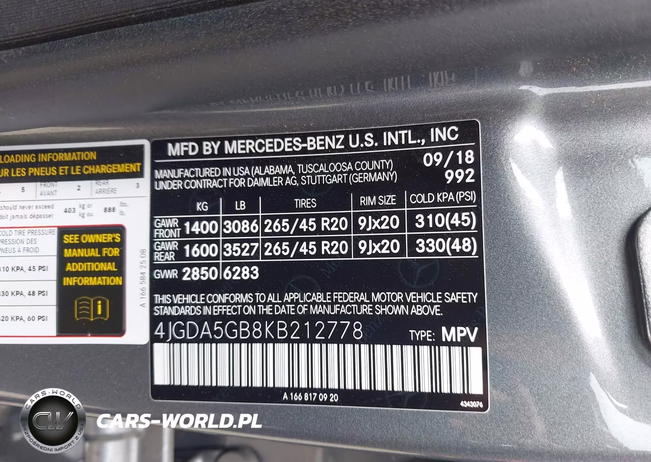 2019 Mercedes-Benz Gle 400 4Matic VIN:4JGDA5GB8KB212778 - 9