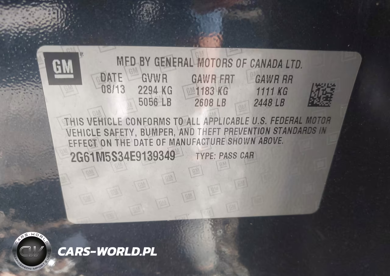 2014 Cadillac Xts Luxury VIN:2G61M5S34E9139349 - 9