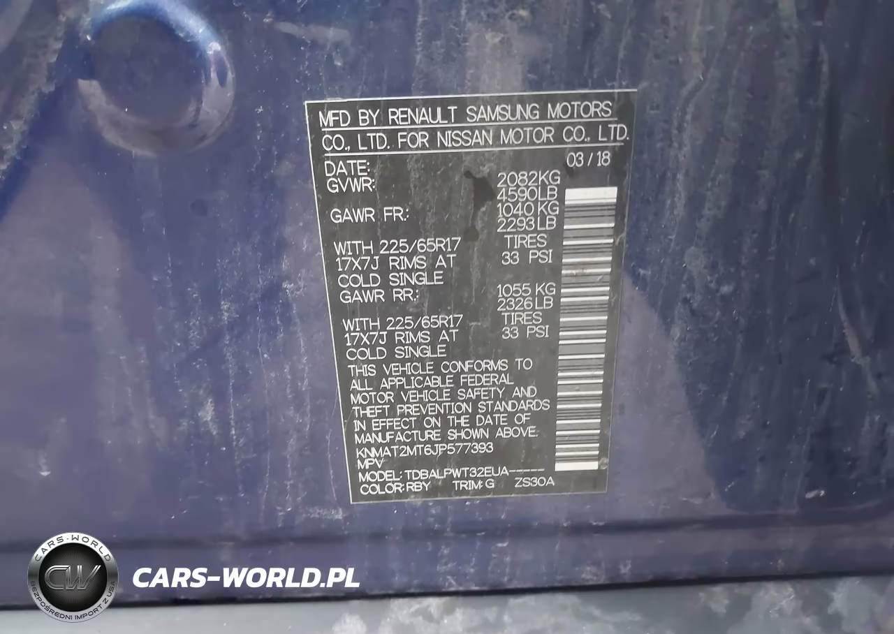 2018 Nissan Rogue S VIN:KNMAT2MT6JP577393 - 9