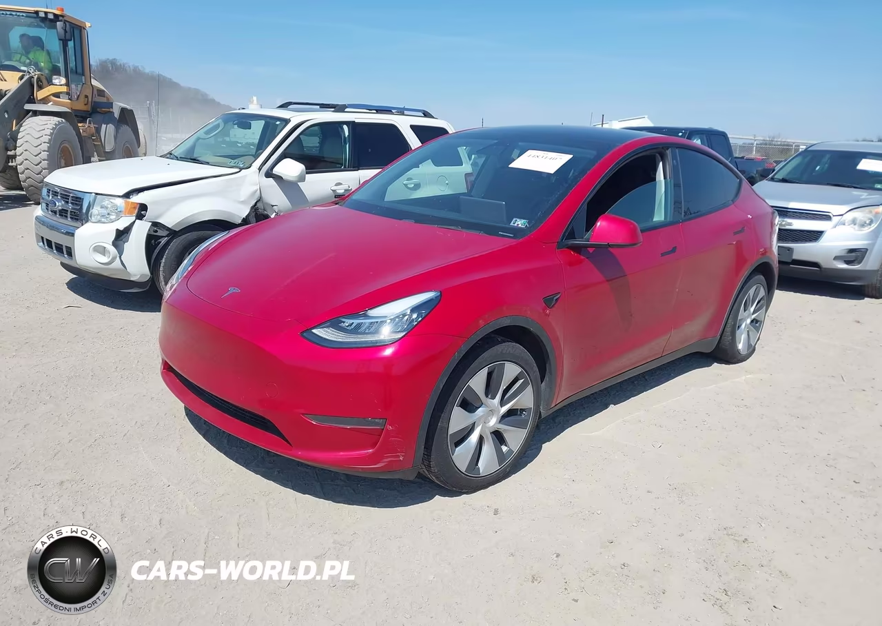 2021 Tesla Model Y Long Range Dual Motor All-Wheel Drive VIN:5YJYGDEE1MF083682 - 2