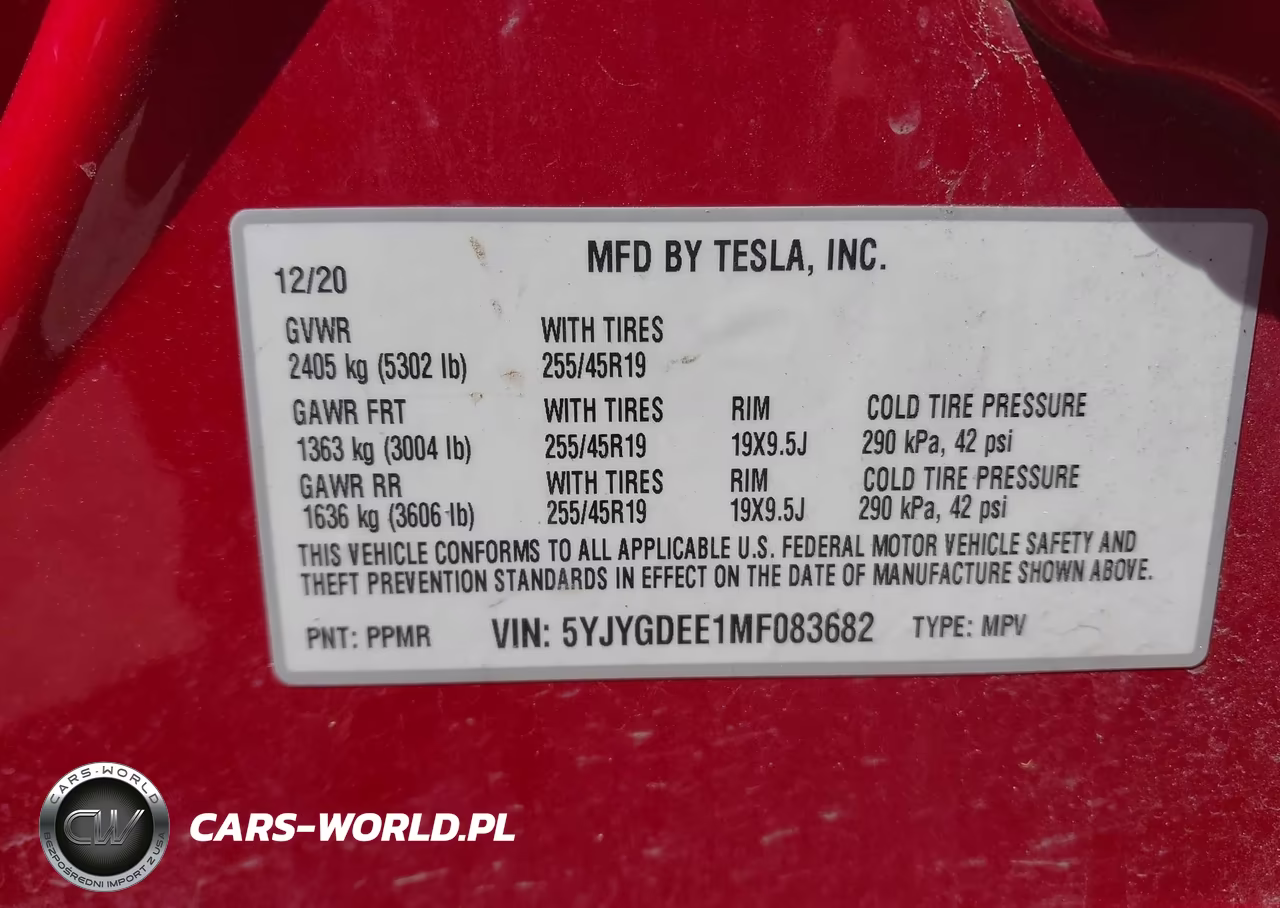 2021 Tesla Model Y Long Range Dual Motor All-Wheel Drive VIN:5YJYGDEE1MF083682 - 9