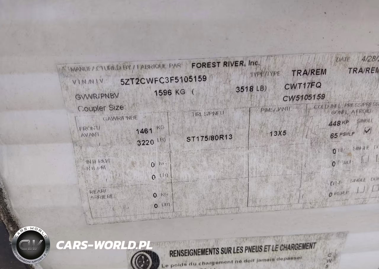 2015 Coachmen 17Fq VIN:5ZT2CWFC3F5105159 - 9