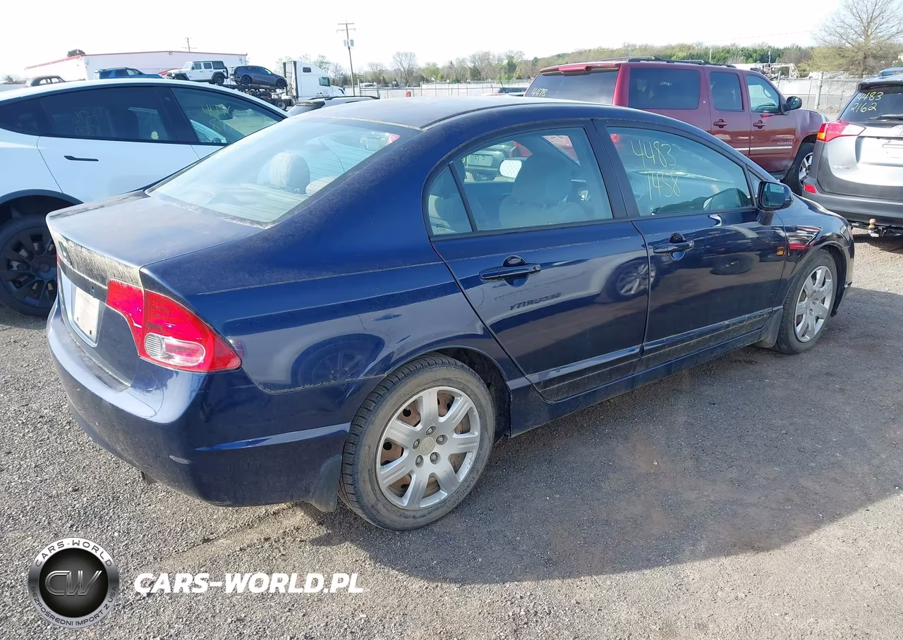 2007 Honda Civic Lx VIN:1HGFA16527L138830 - 4