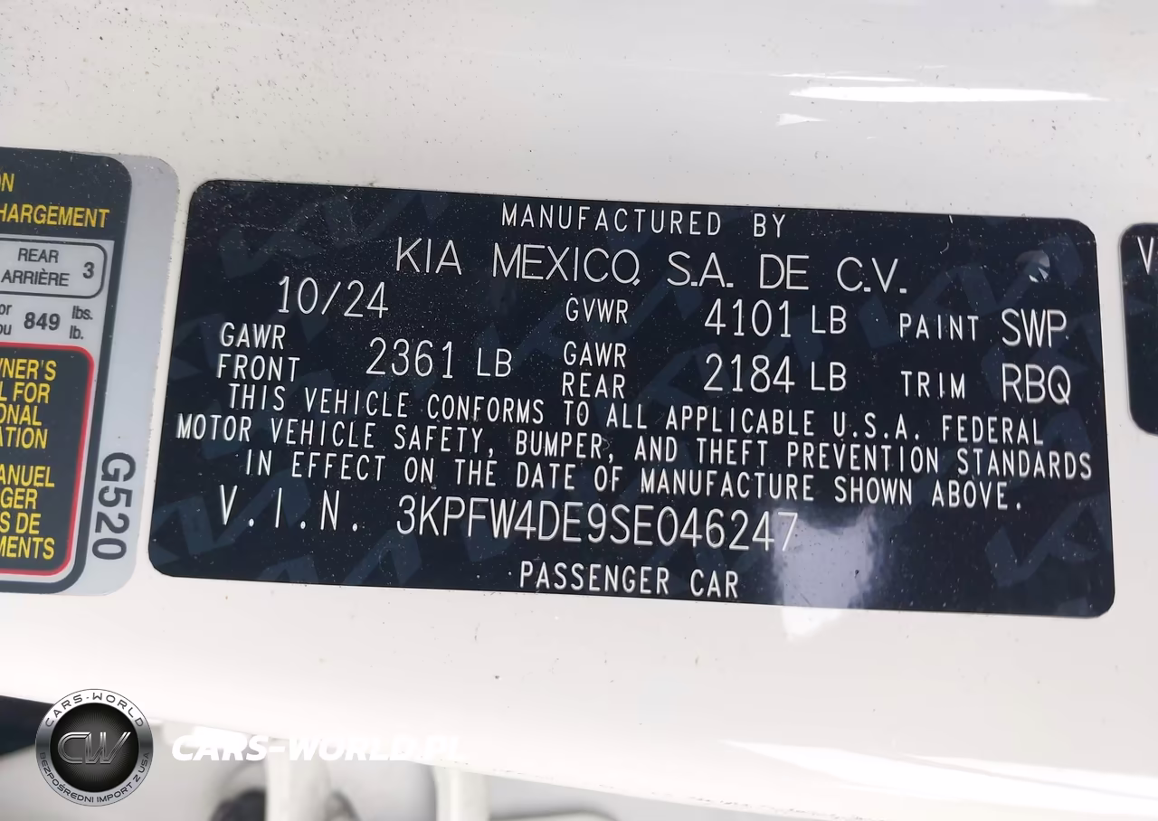 2025 Kia K4 Gt-Line VIN:3KPFW4DE9SE046247 - 9
