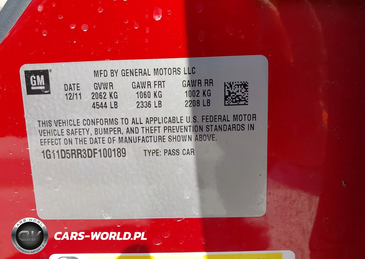 2013 Chevrolet Malibu Eco VIN:1G11D5RR3DF100189 - 9