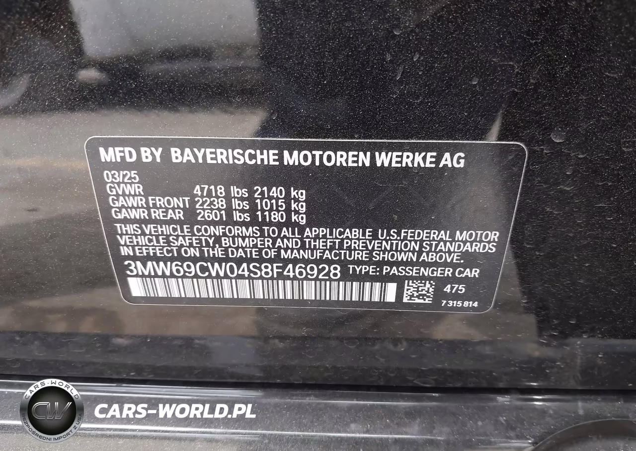 2025 BMW 330I VIN:3MW69CW04S8F46928 - 9