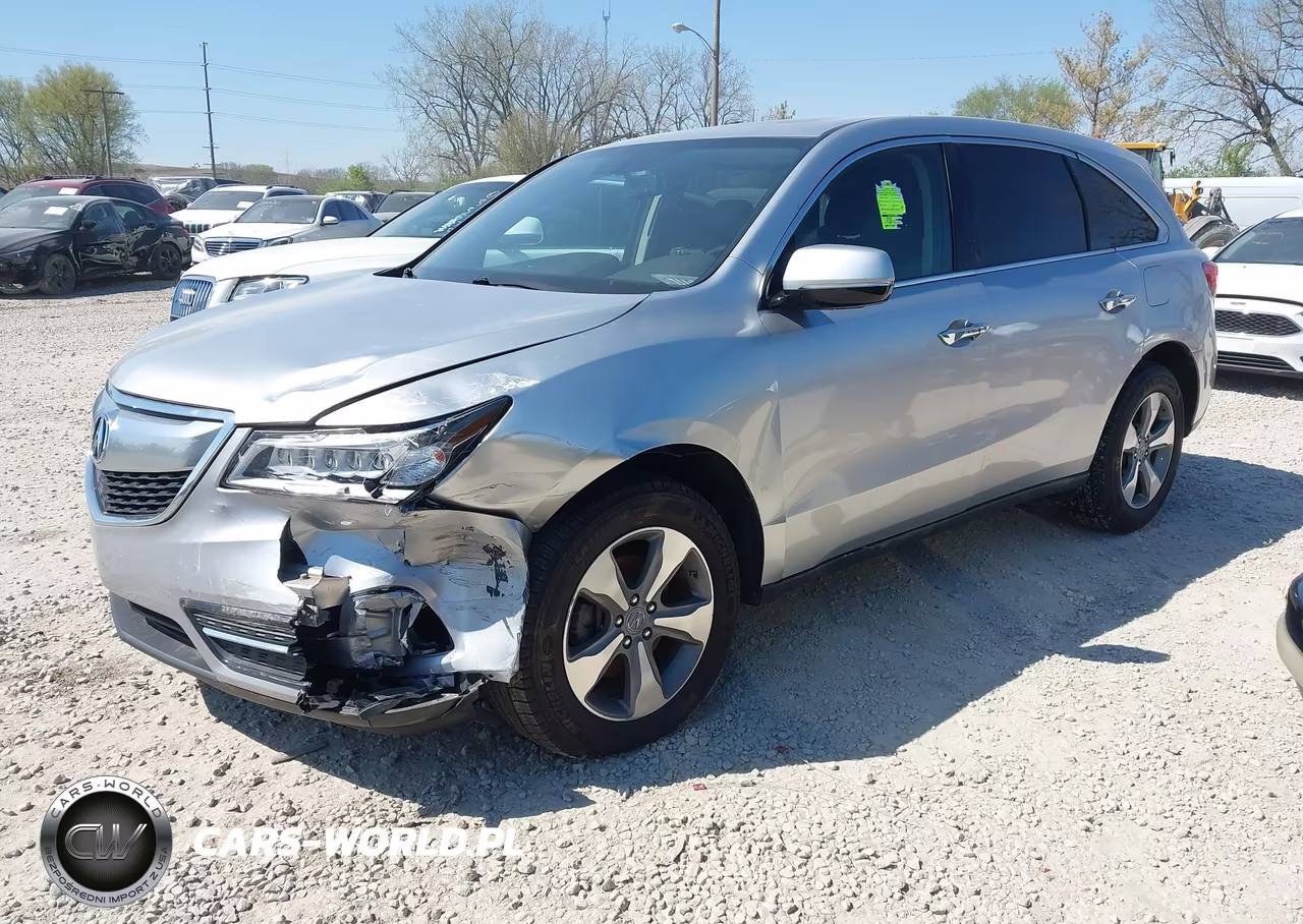2014 Acura Mdx VIN:5FRYD3H23EB006106 - 2