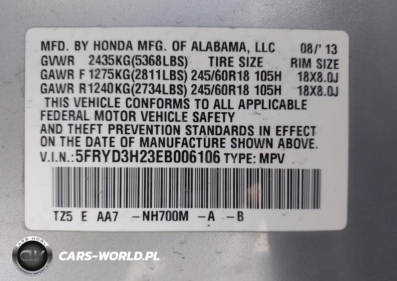 2014 Acura Mdx VIN:5FRYD3H23EB006106 - 9
