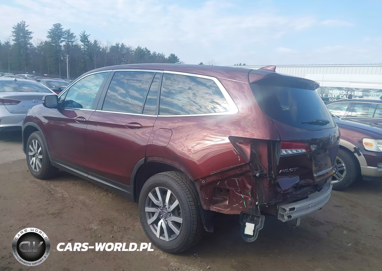 2019 Honda Pilot Ex VIN:5FNYF6H39KB007472 - 3