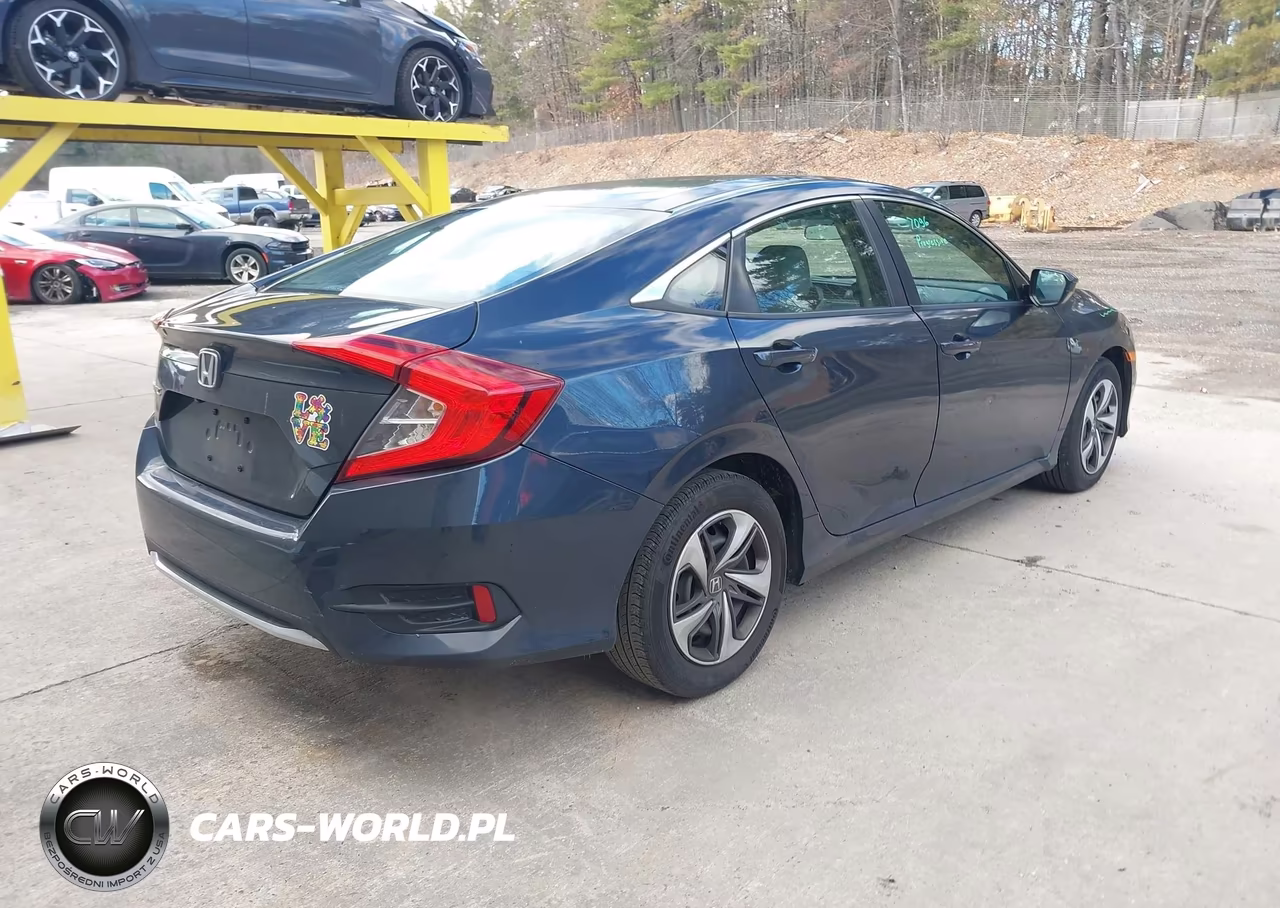2019 Honda Civic Lx VIN:2HGFC2F66KH572148 - 4
