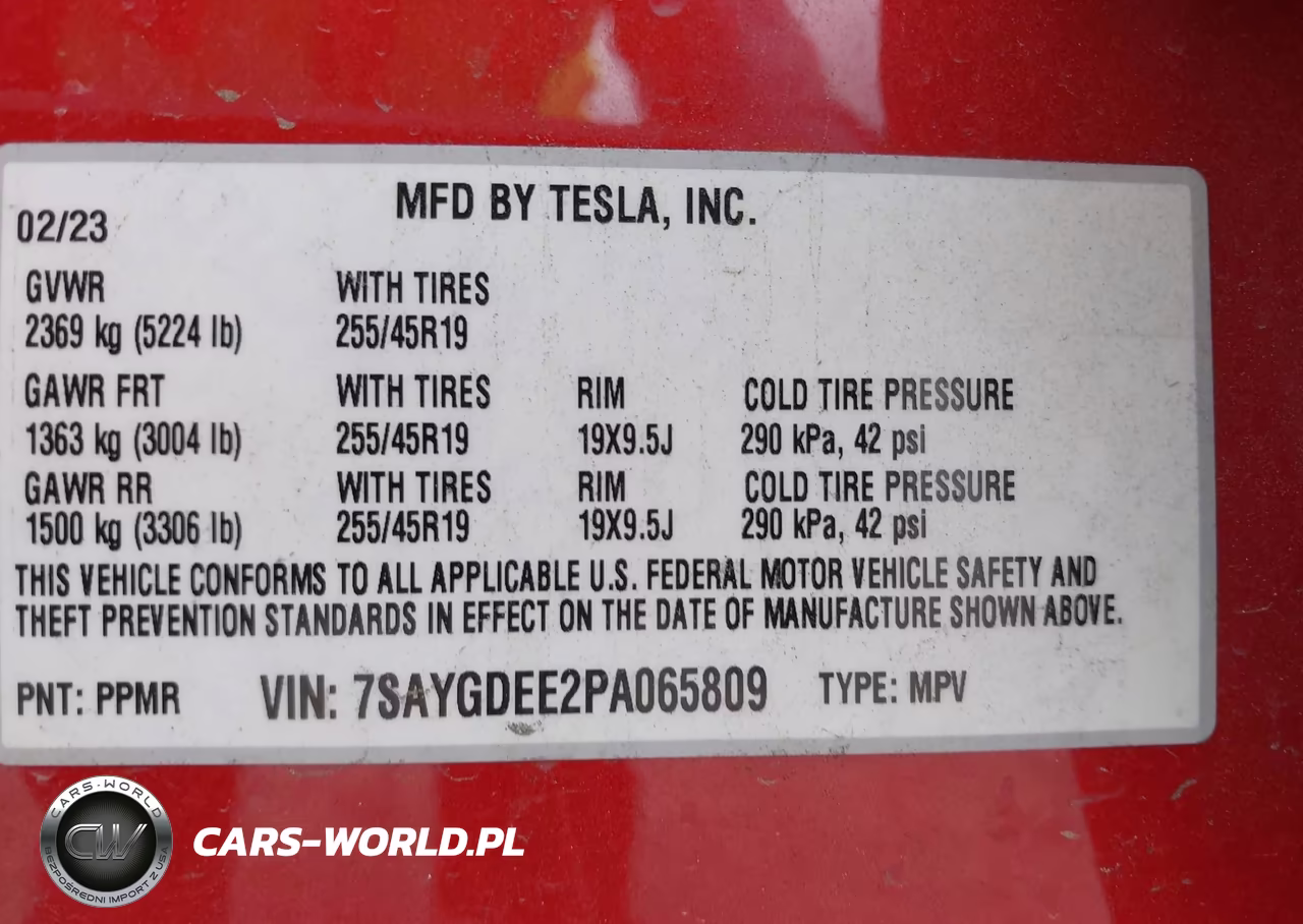 2023 Tesla Model Y Awd-Long Range Dual Motor All-Wheel Drive VIN:7SAYGDEE2PA065809 - 9