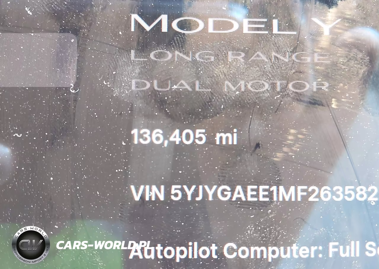 2021 Tesla Model Y Long Range Dual Motor All-Wheel Drive VIN:5YJYGAEE1MF263582 - 15
