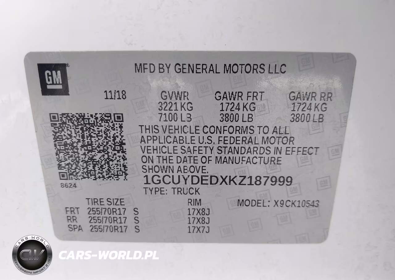 2019 Chevrolet Silverado 1500 Lt VIN:1GCUYDEDXKZ187999 - 9