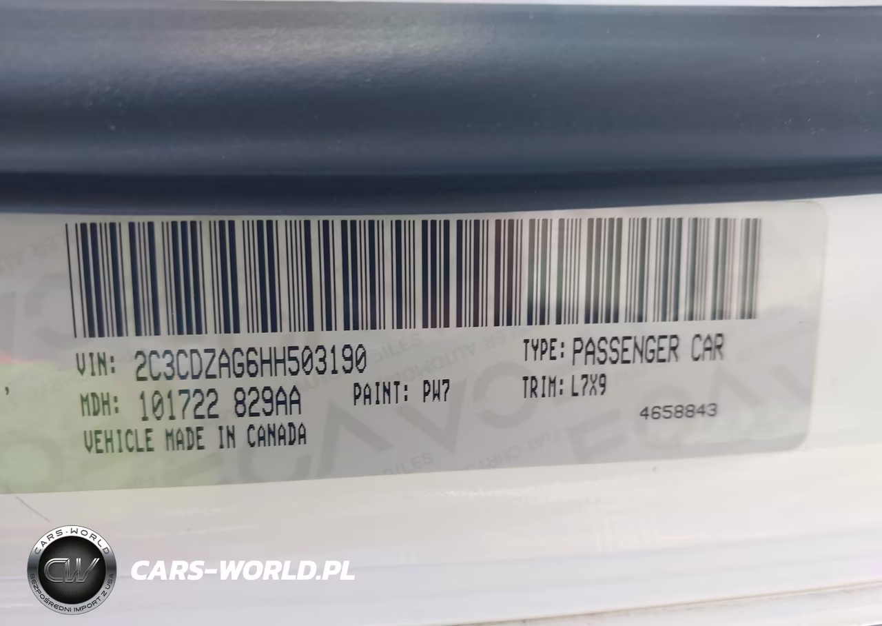 2017 Dodge Challenger Sxt VIN:2C3CDZAG6HH503190 - 9