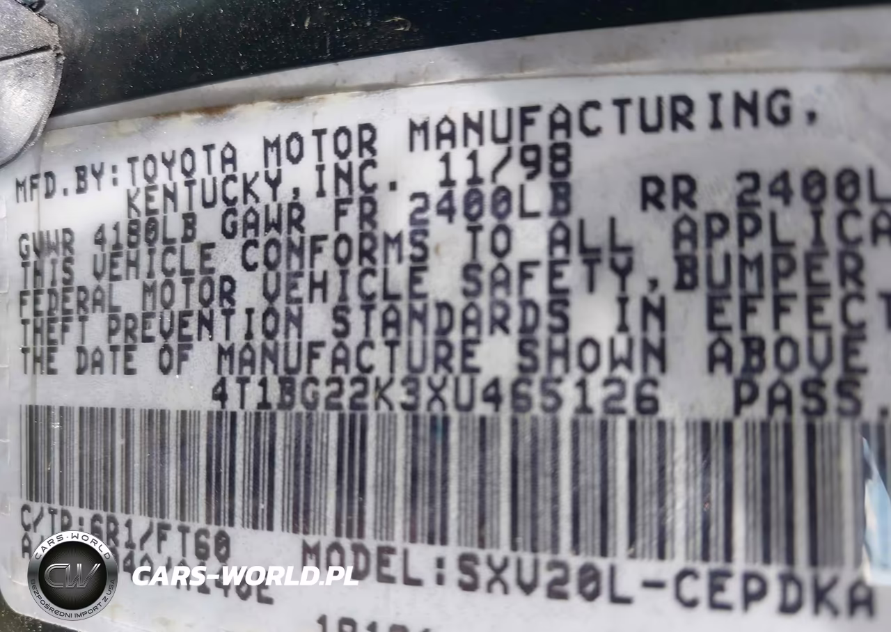 1999 Toyota Camry Ce VIN:4T1BG22K3XU465126 - 9