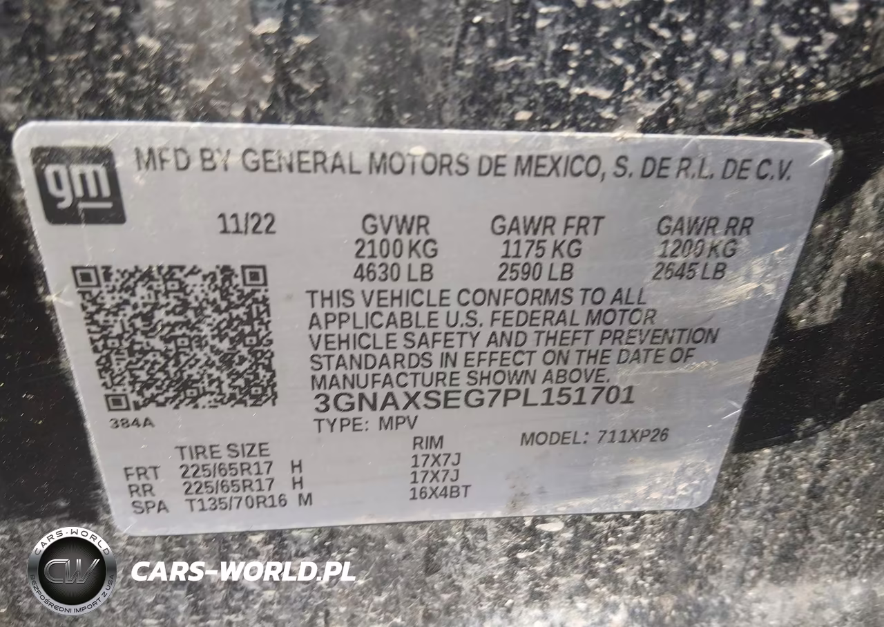 2023 Chevrolet Equinox Awd Ls VIN:3GNAXSEG7PL151701 - 9