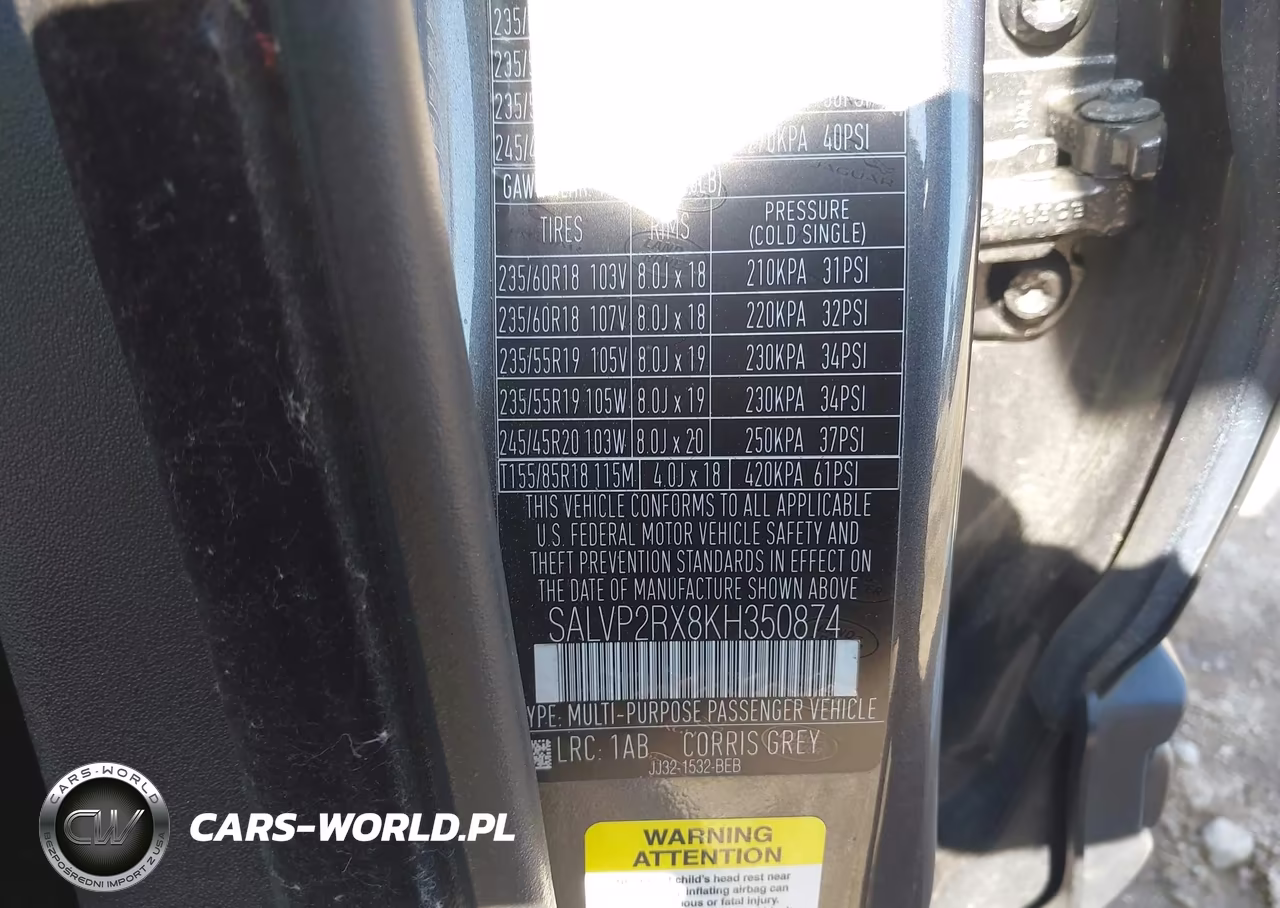 2019 Land Rover Range Rover Evoque Se-Se Premium VIN:SALVP2RX8KH350874 - 9